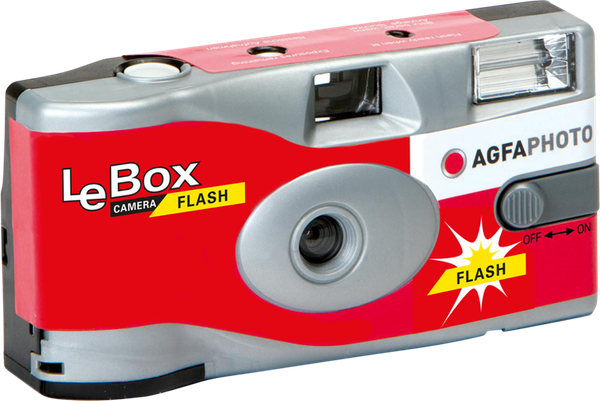 AGFA LeBox Flash kertakäyttökamera värifilmillä POISTO